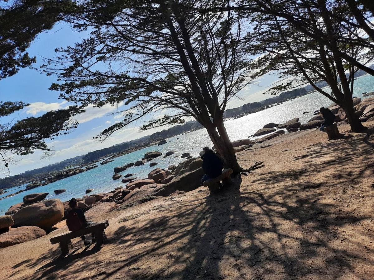 Appartement Plage De Trestraou 45M2 Perros-Guirec Buitenkant foto