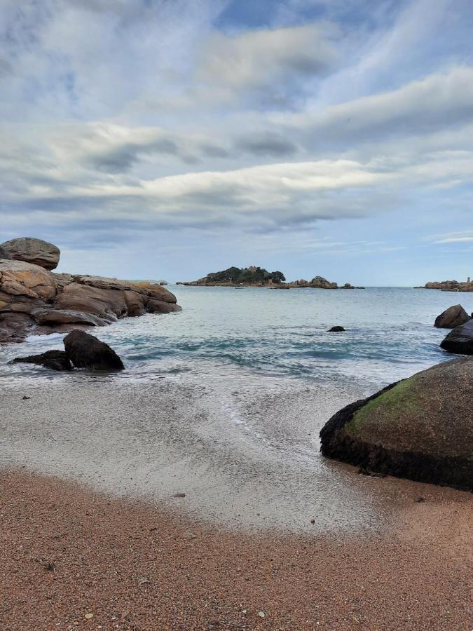 Appartement Plage De Trestraou 45M2 Perros-Guirec Buitenkant foto