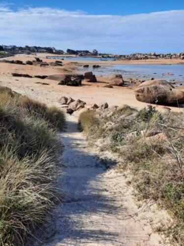 Appartement Plage De Trestraou 45M2 Perros-Guirec Buitenkant foto