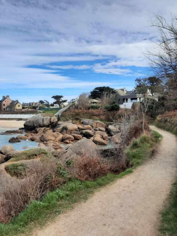 Appartement Plage De Trestraou 45M2 Perros-Guirec Buitenkant foto